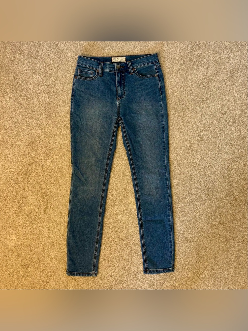 Free People Cropped Skinny Jeans